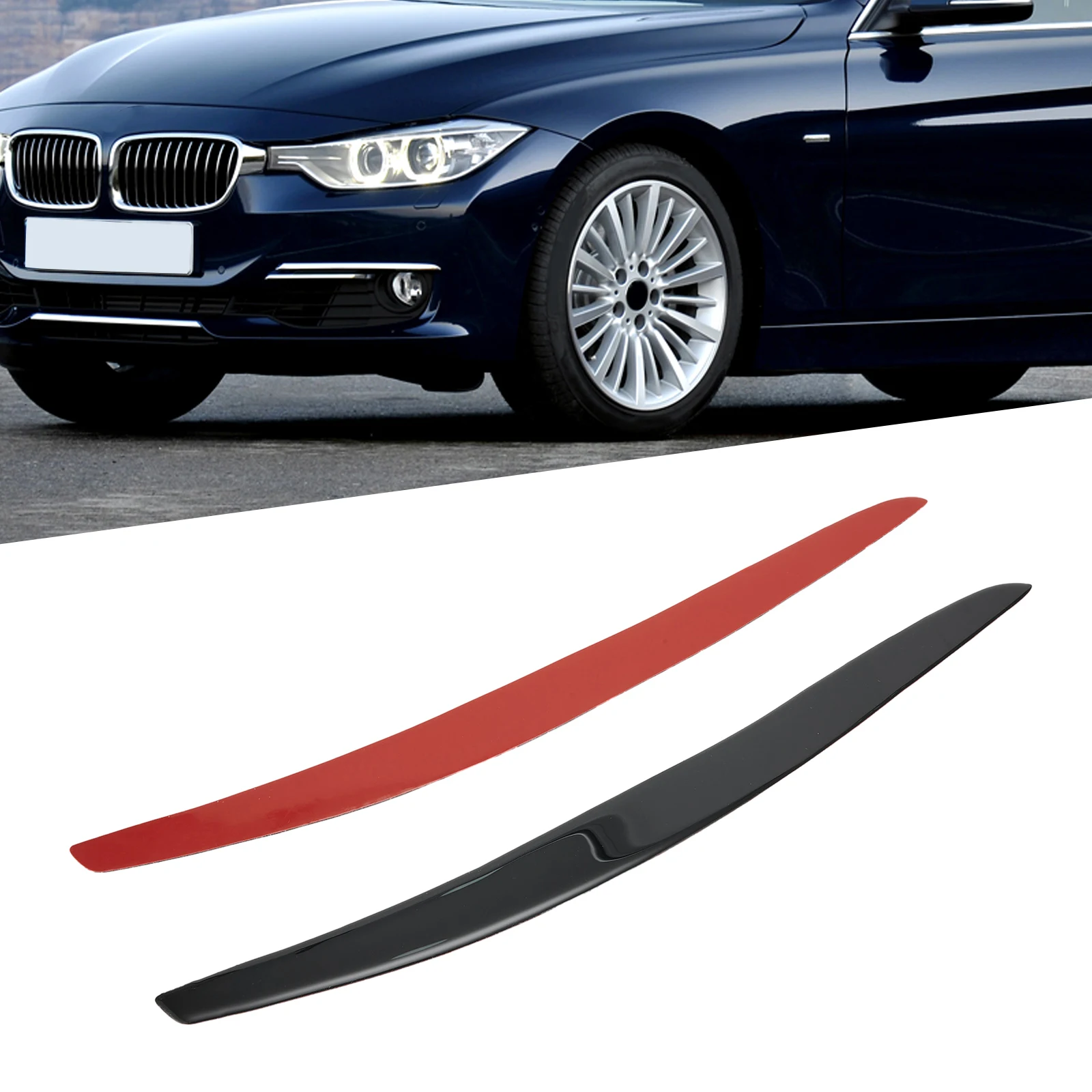 

Car Gloss Black Headlight Eyelids Eyebrow Trim For BMW 3 Series E92 E93 M3 2006-2012 Auto HeadLamp Eyebrows Cover Trim Stickers