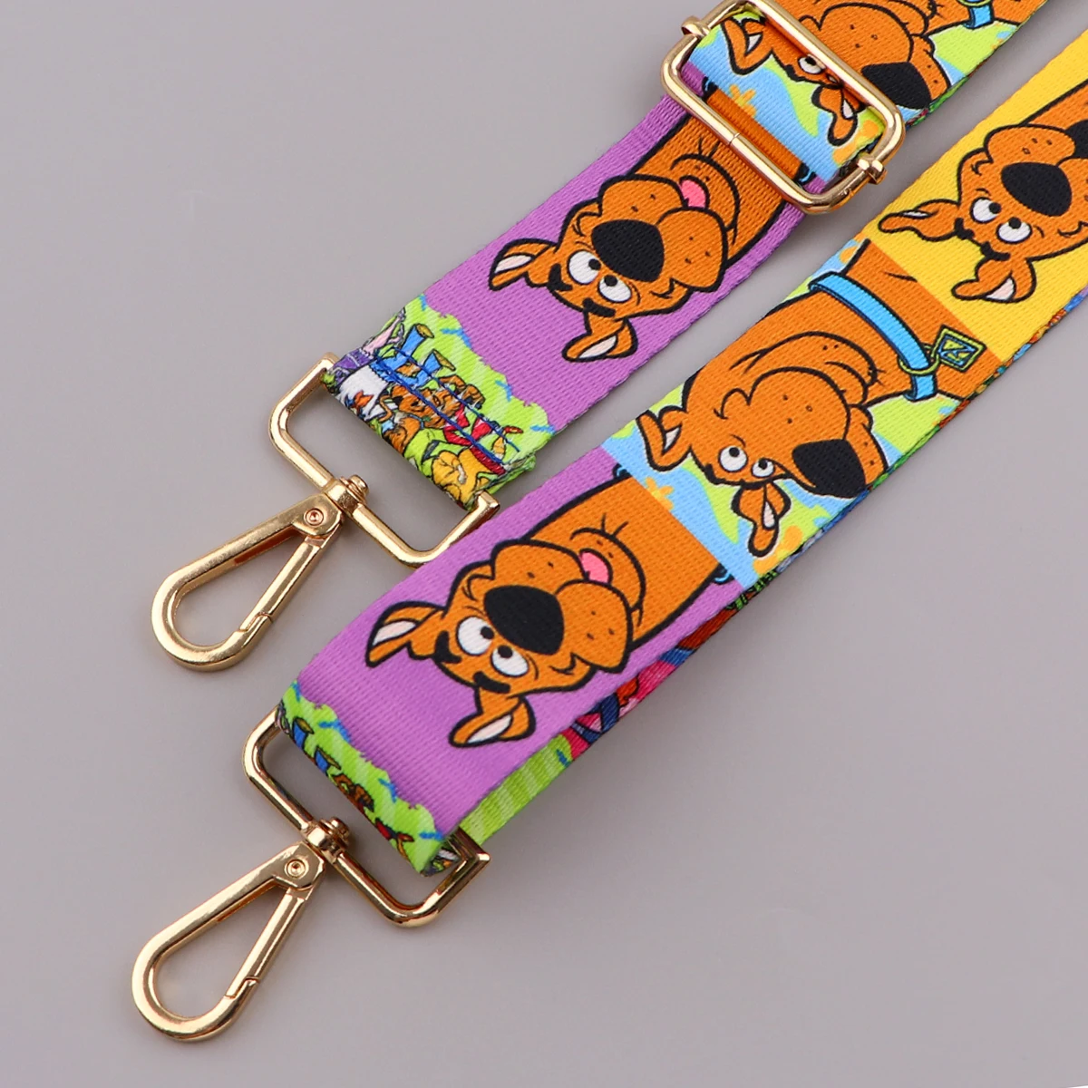 Cute Cartoon Dog Pattern Shoulder Bag Strap Adjustable Wide Belts Replacement Fit For Handbag Crossbody Gold Buckle Accessories