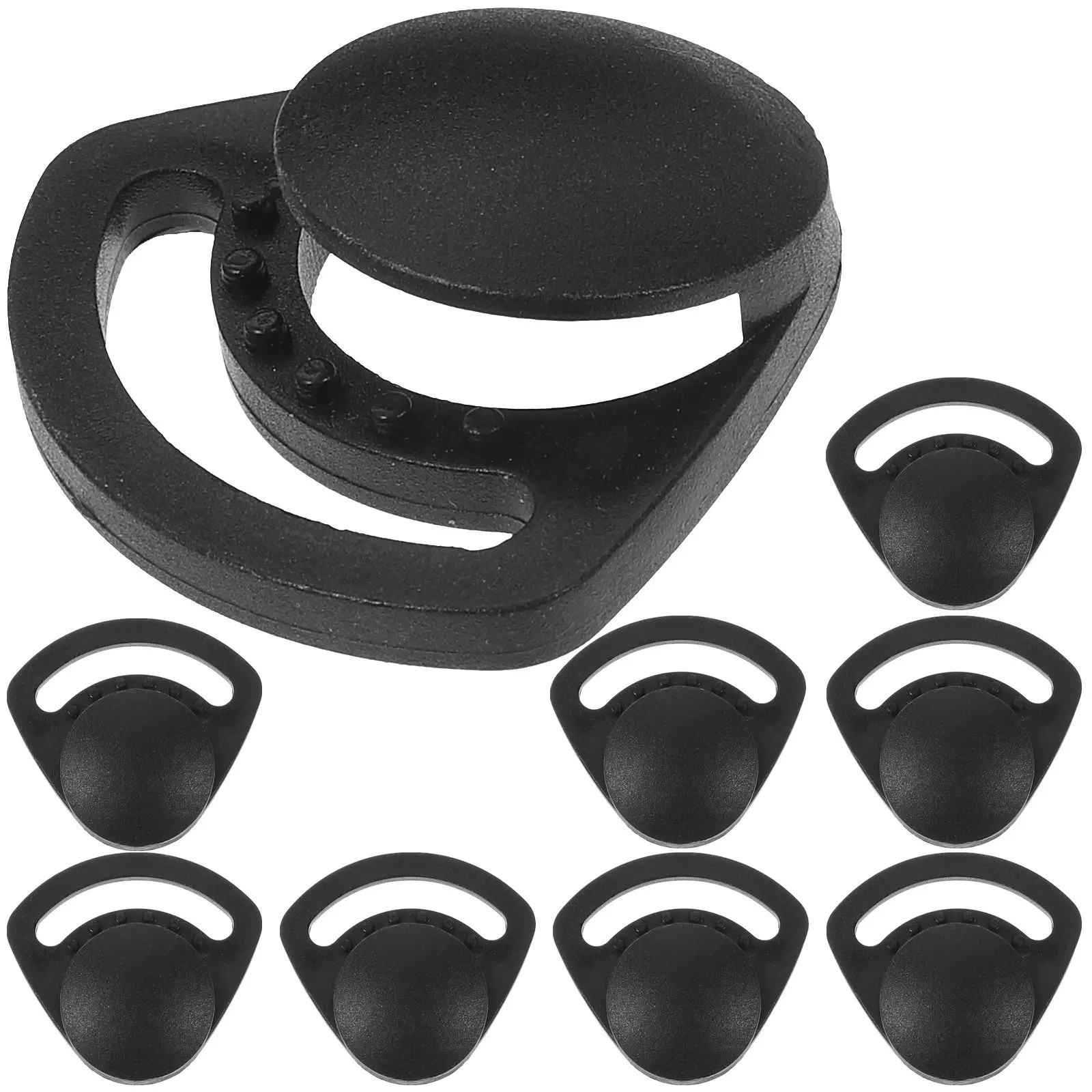 

10 Pcs Safety Buckle Universal Hard Hat Chin Straps Replacement Elastic Durable ABS Lightweight Construction Accessories