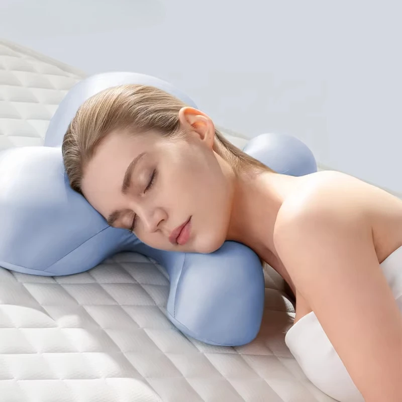 Enameled silk fabric, anti-wrinkle and anti-aging adjustable, anti-wrinkle stomach protection, sleeping pillow, beauty pillow