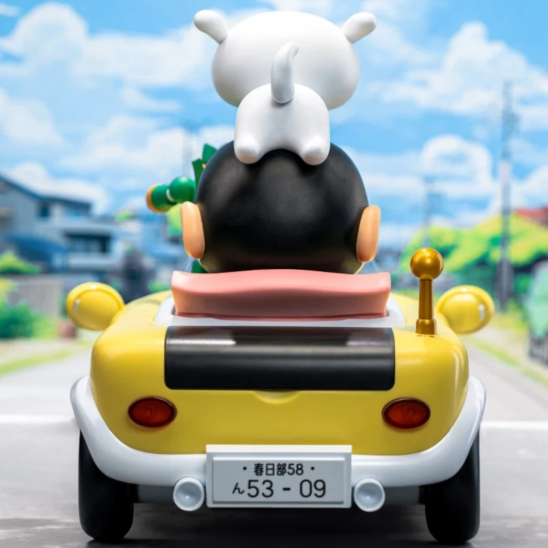 25cm Aniem Figure Crayon Shin Chan Limited Edition Dynamic Car Driver'S General Trendy Toy Desk Doll Decoration Creative Gift