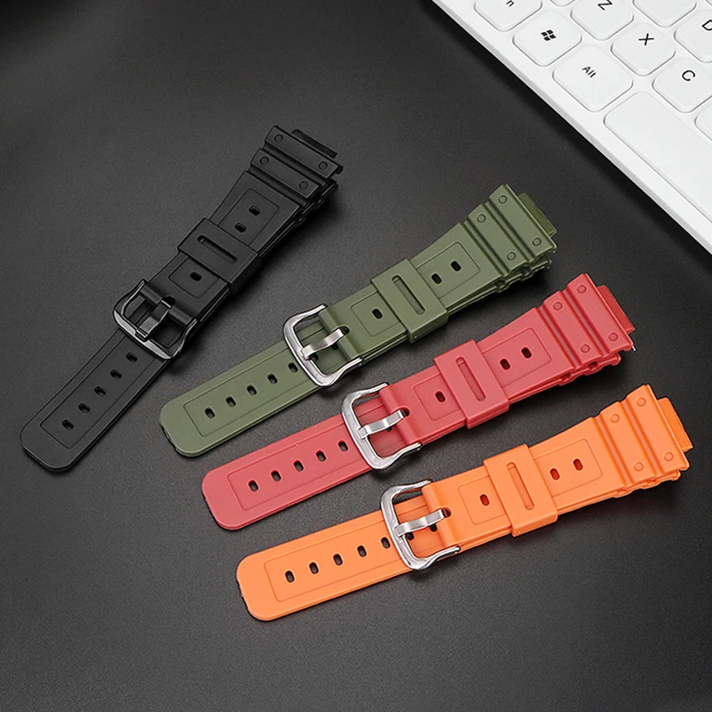 DW-5600 Rubber Watchband for Casio DW5600 GW-5000 5035 GW-M5610 GA2100 Waterproof Silicone Sport Watch Band Strap Bracelet 16mm