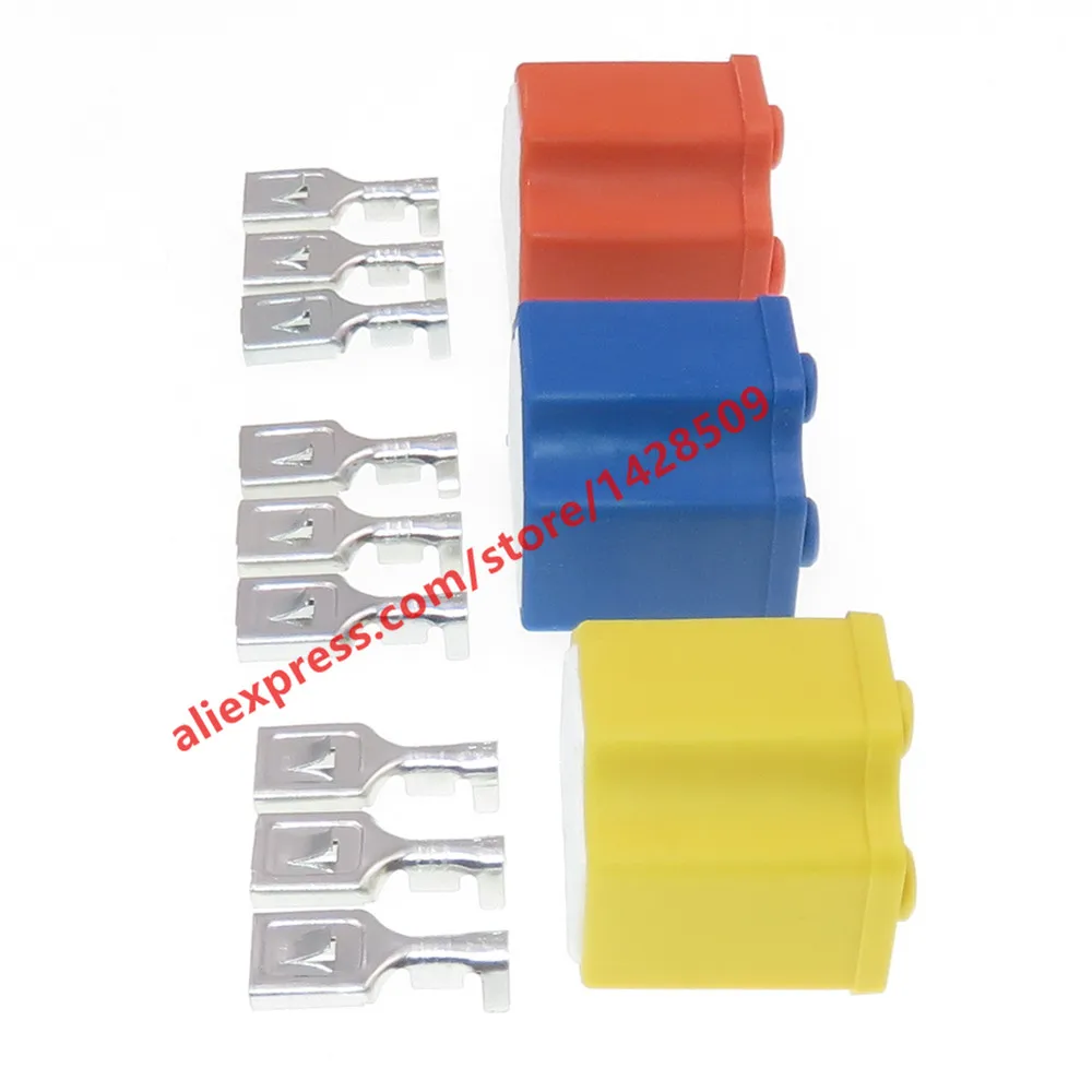 1 Set H4-2A H4 Auto HID Connector Automobile Light Bulb Plug Ceramic High Temperature Resistant Socket