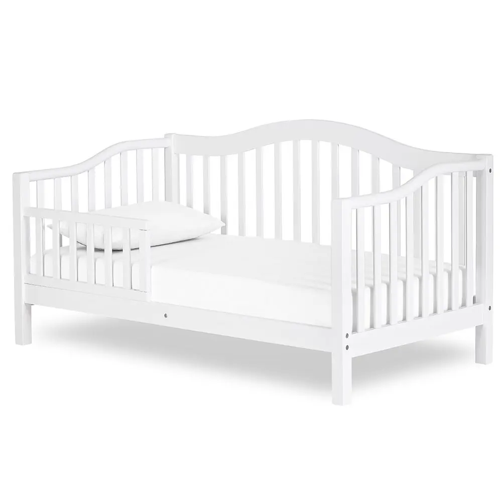 Me Austin Toddler Day Bed in White, Greenguard Gold Certified 54x30x29 Inch (Pack of 1)