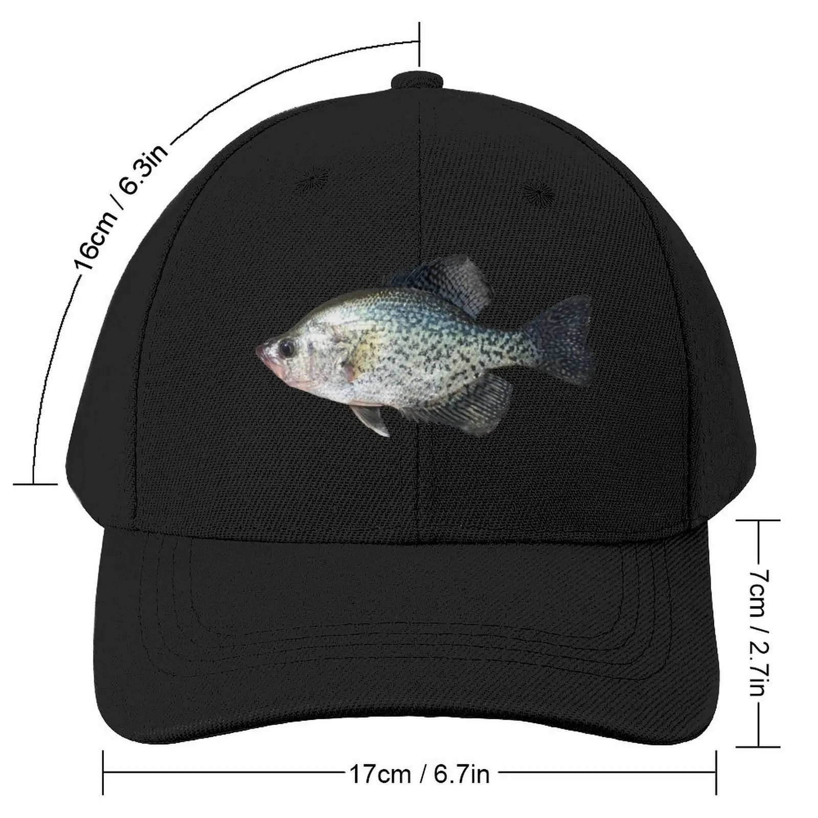 Mr Crappie Baseball Cap Sports Cap Brand Man cap Women's Beach Visor Men's