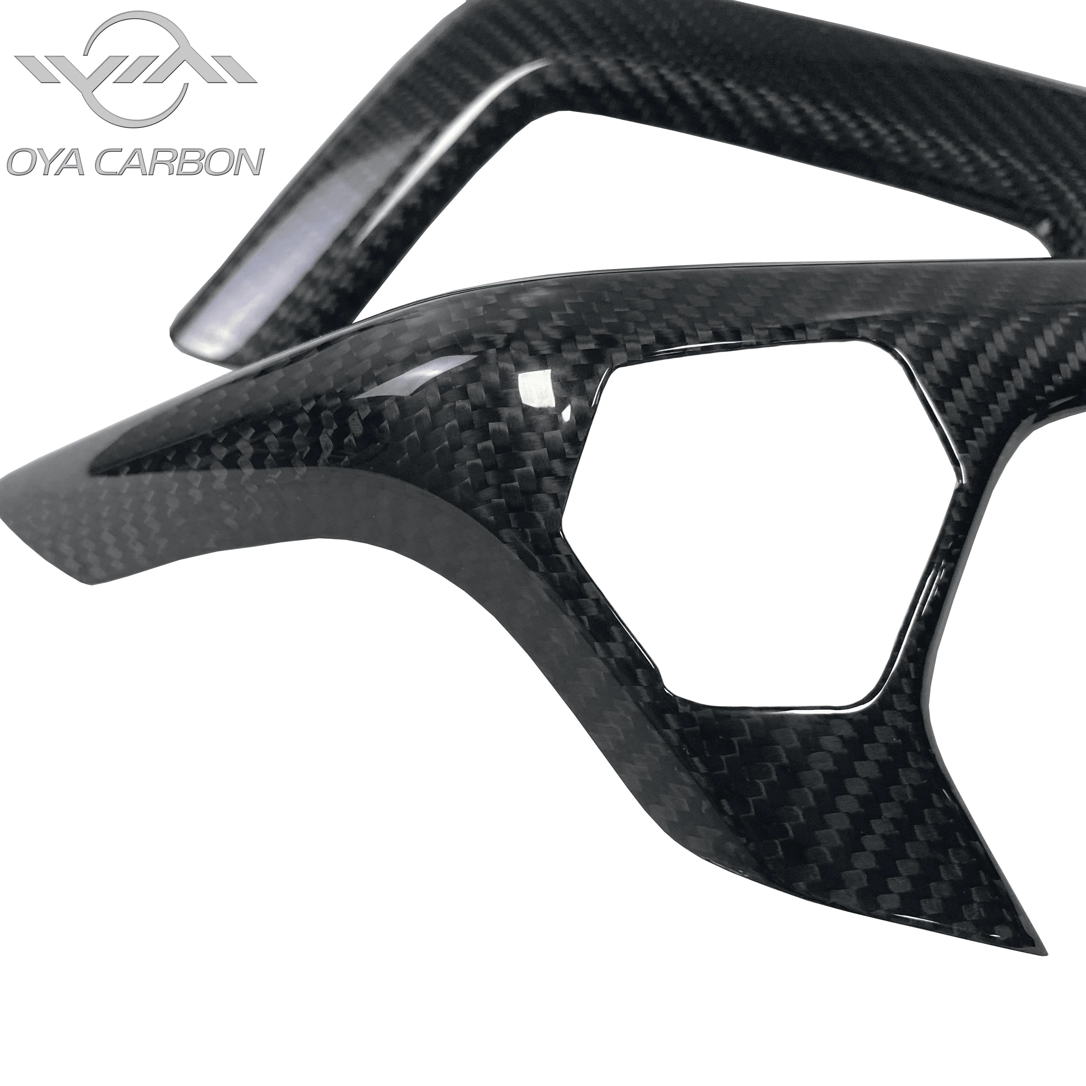 الجملة OEM و ODM مخصص كامل جاف 100% ألياف الكربون مقابض الأبواب الداخلية لامبورغيني هوراكان LP-610 - OYA CARBON