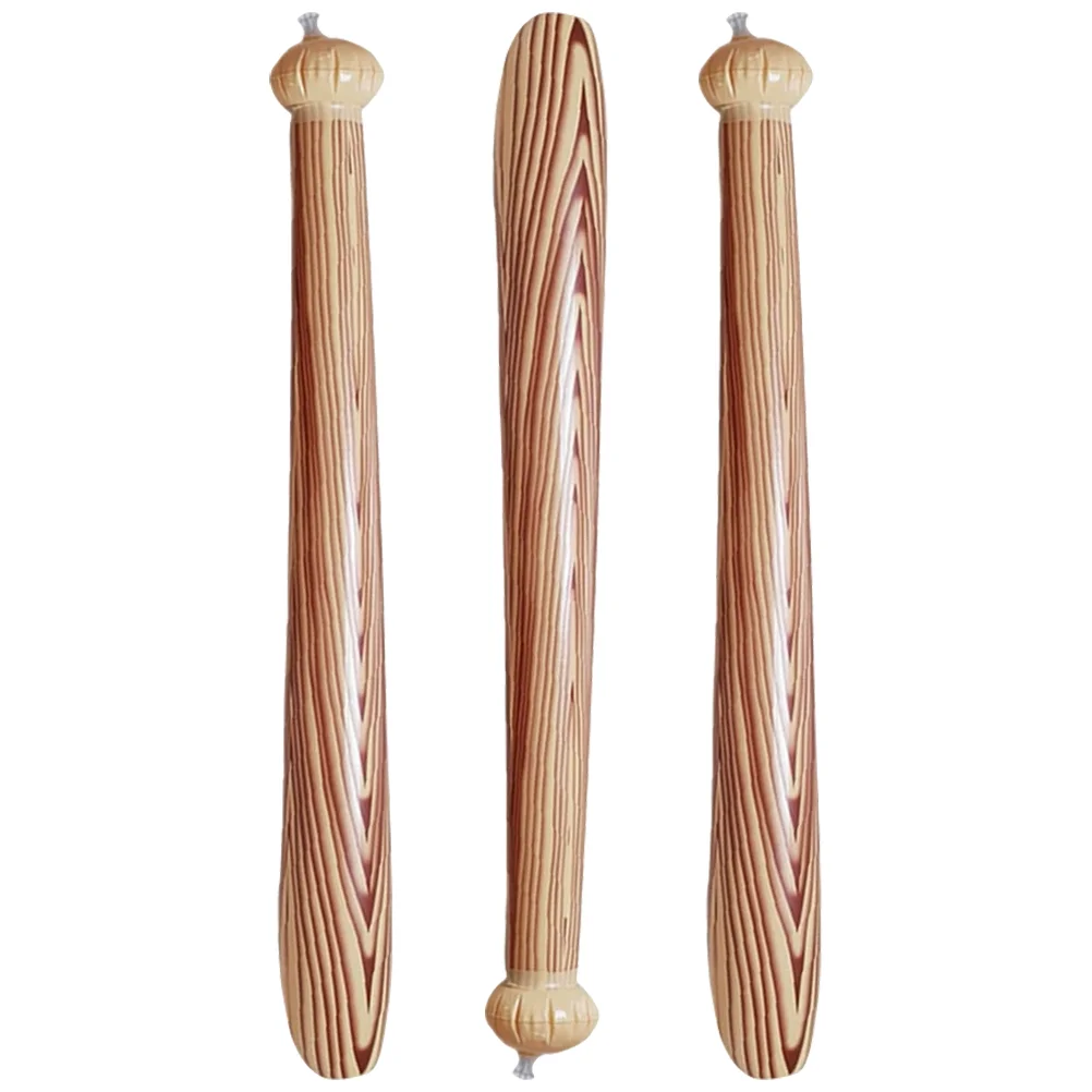 3 pezzi pipistrello gonfiabile da baseball bambino giocattolo per bambini ragazzi giocattoli bambini baseball in PVC torcendo bastoncini forniture