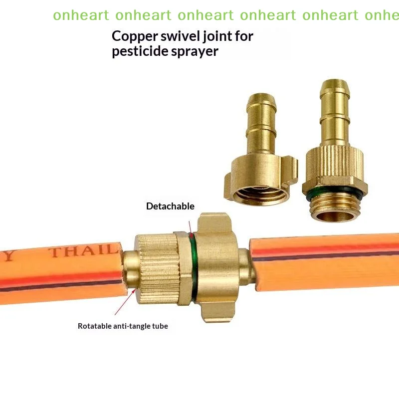 [C]Brass Quick Connect Hose Fittings Durable Rust Resistant Leak Free for Garden Watering Pet Bathing Use