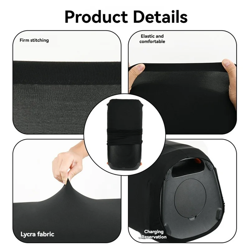 ลําโพงฝุ่นสําหรับ Partybox 100/110/Club 120 ลําโพงแบบพกพาป้องกันฝุ่น Anti-Scratch ป้องกันกรณี-BTFL