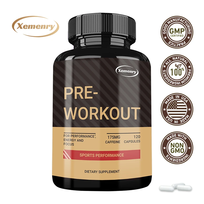 Pre-Workout Supplement - Muscle Building, Endurance Support, Heart Health, Circulation