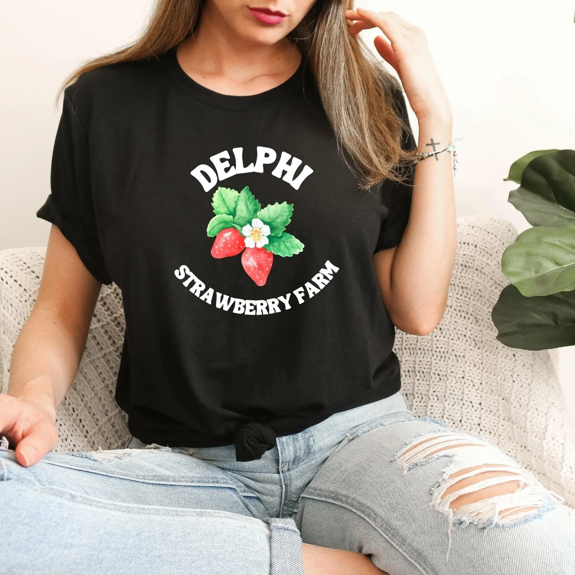 Delphi Strawberry Farm T Shirt Percy Jackson Chb Camp Halfblood Greek Gods Demigod Bookish Tee