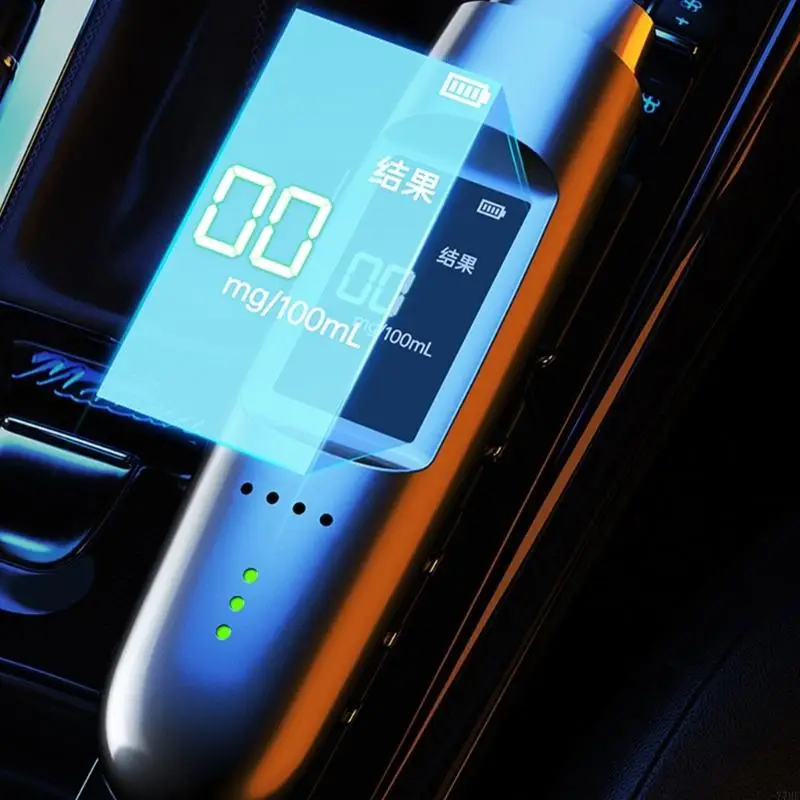 77HF كشف عدم الاتصال شحن USB لسهولة اختبار الكحول المحمول #5