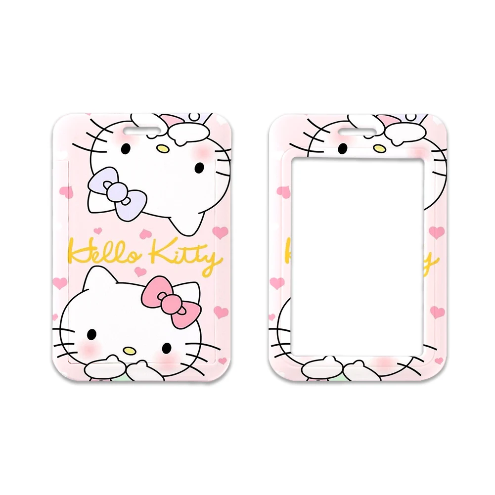 Porte-cartes à lanière rétractable pour étudiants, My Melody Cinnamoroll, Kuromi Sanurgente Anime Cartoon, Kawaii Cute Campus, Nouveau produit