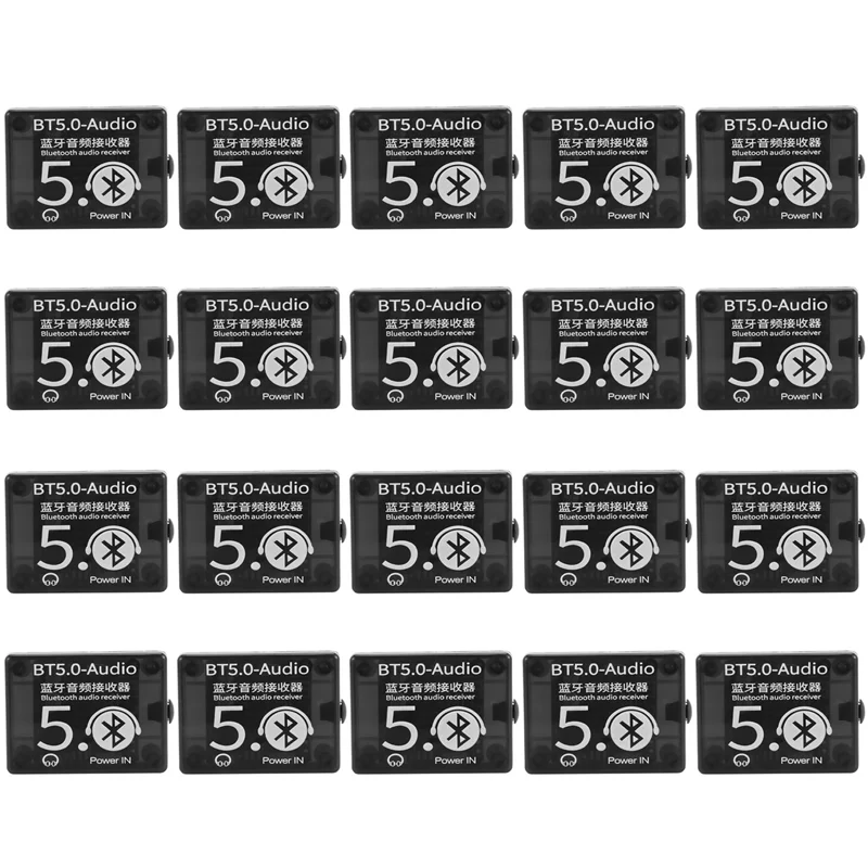 

20X BT5.0 Audio Receiver MP3 Bluetooth Decoder Lossless Car Speaker Audio Amplifier Board With Case