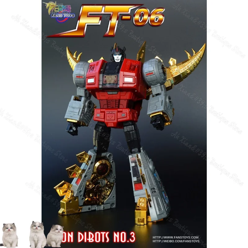 

【24-hour shipping】100% Original Transformation Toys Third Party Fanstoys Ft06 FT-06 Machine Dinosaur Howling Collection Gift