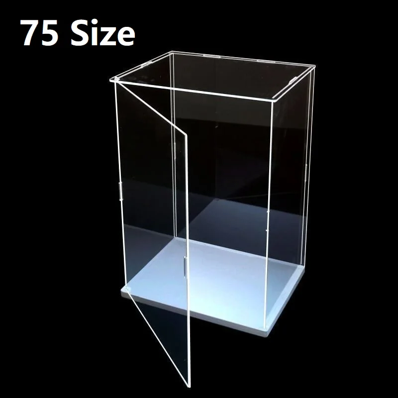 Size Custom Acrylic Display Box Openable Storage Box Hand-made Model Blind Box Toy Transparent Collectible Display Cabinet