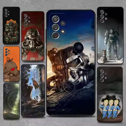 F-Fallout S-Series 4 Cool Phone Case For Samsung S25,S24,S21,S22,S23,S30,Ultra,S20,Plus,Fe,Lite,Note,10,9,5G Black Cover
