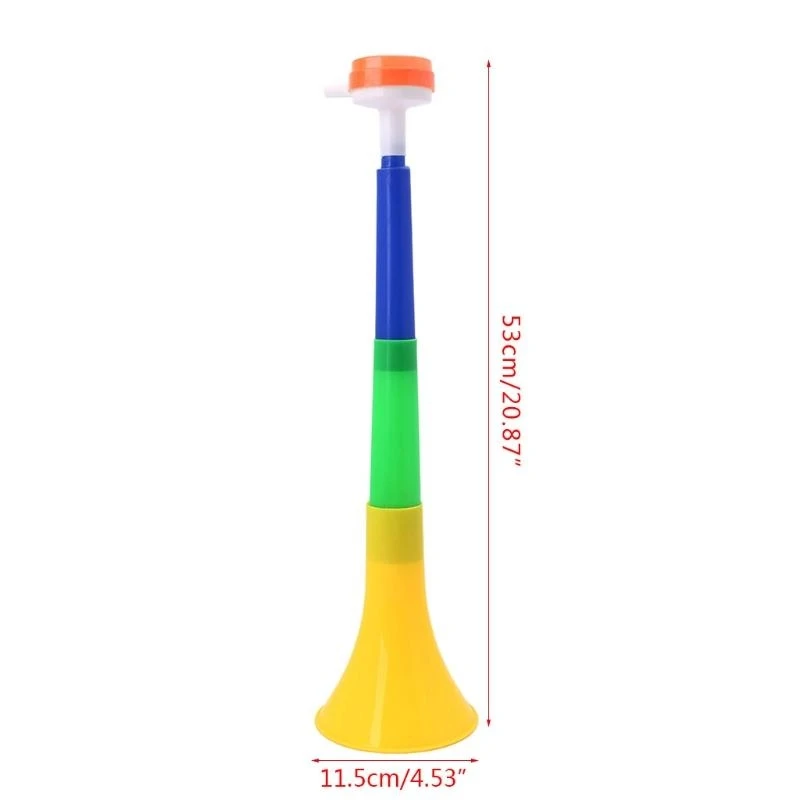Q39E Musical Instruments Removable Football Stadium Cheer Horns European Cup Vuvuzela Cheerleading Horn Kid Trumpet Toy