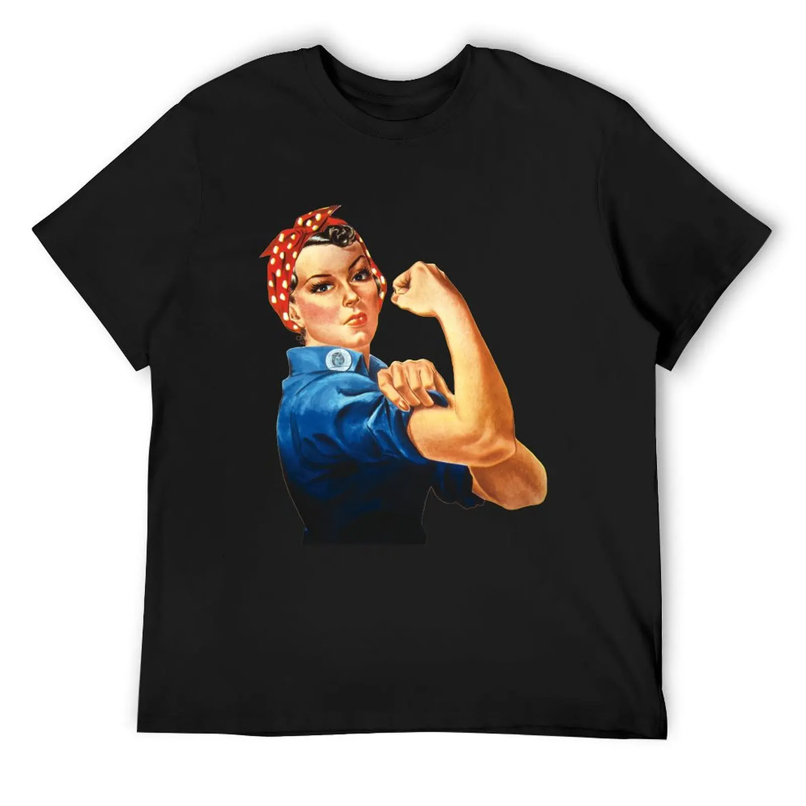 Rosie The Riveter - We Can Do It T-Shirt man clothes new edition sublime mens t shirts