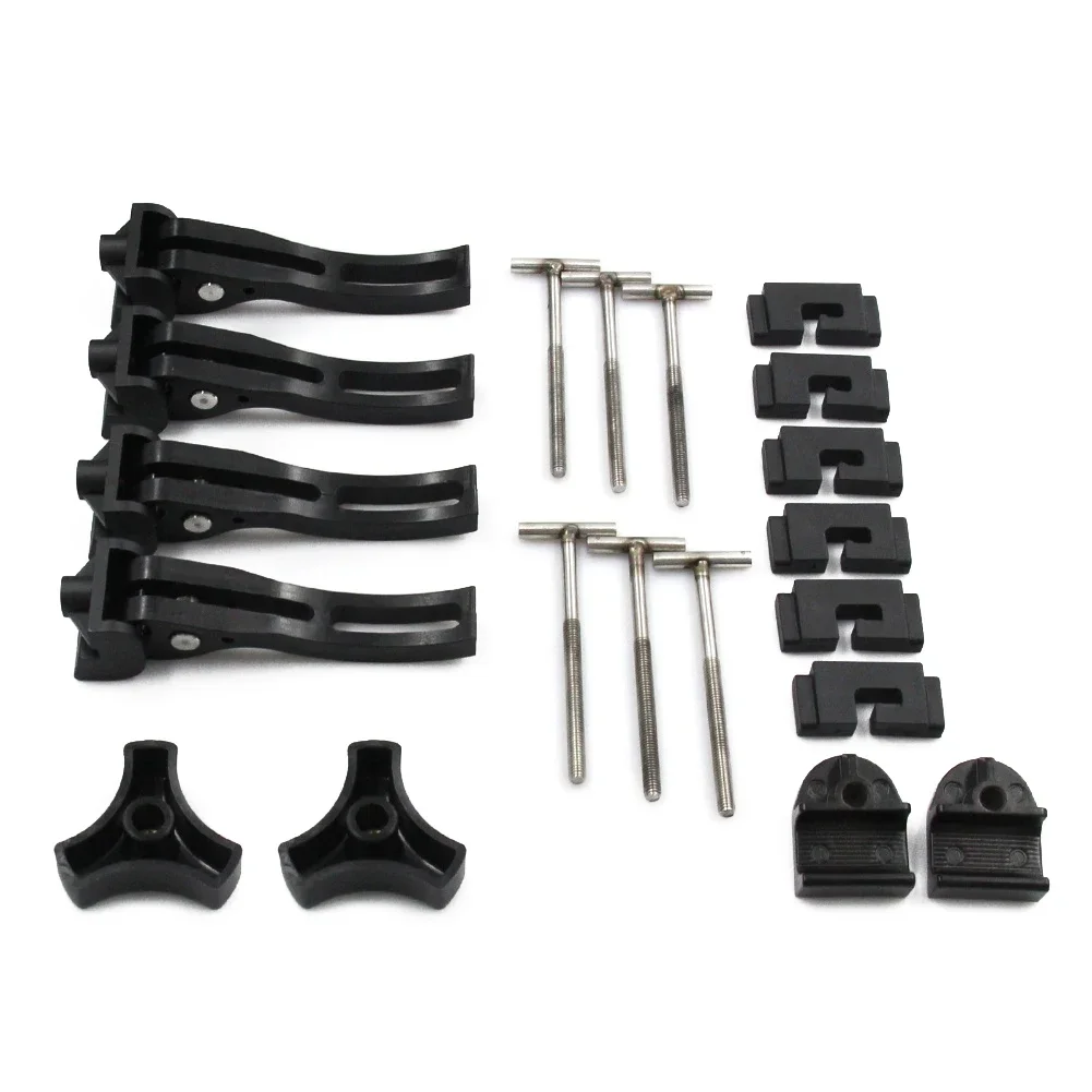 

Комплект сменных зажимов для чехлов Tonneau для грузовиков, совместимых с тройными и четырех складками. Подходит для быстрой и простой установки.