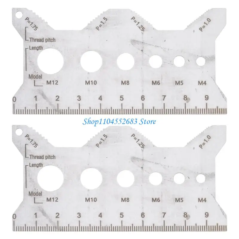 

Y6GD Rustproof Screw Pitches Gauge With Bilingual Scale For Mechanic And Technicians