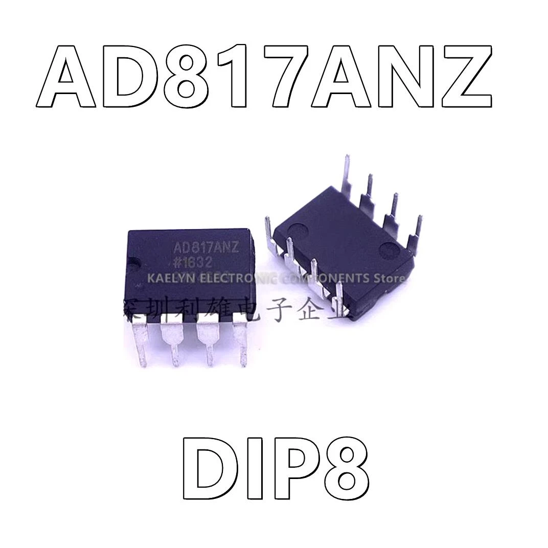 10Pcs/lot AD817AN AD817ANZ General Purpose Amplifier 1 Circuit 8-PDIP