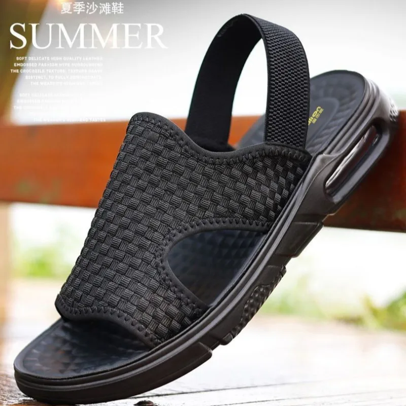 

Summer Men Sandals Outdoor Beach Flat Sandals Classic Lightweight Men's Shoes Soft Soled Breathable Slippers Zapatos Para Hombre