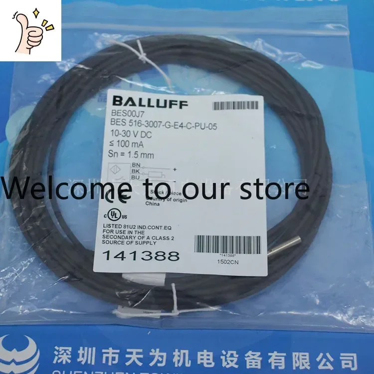 2026.4 Original BES 516-3007-G-E4-C-PU-05 German BALLUFF/ Baruf Proximity Switch