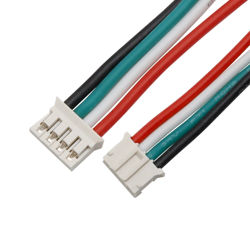 10PC PH 2.0mm 2/3/4/5/6P Terminal Wire Micro 10/20/30cm 3239 22AWG Silicon High Temp Male Plug Cable 2-core Tinned Connector view 3