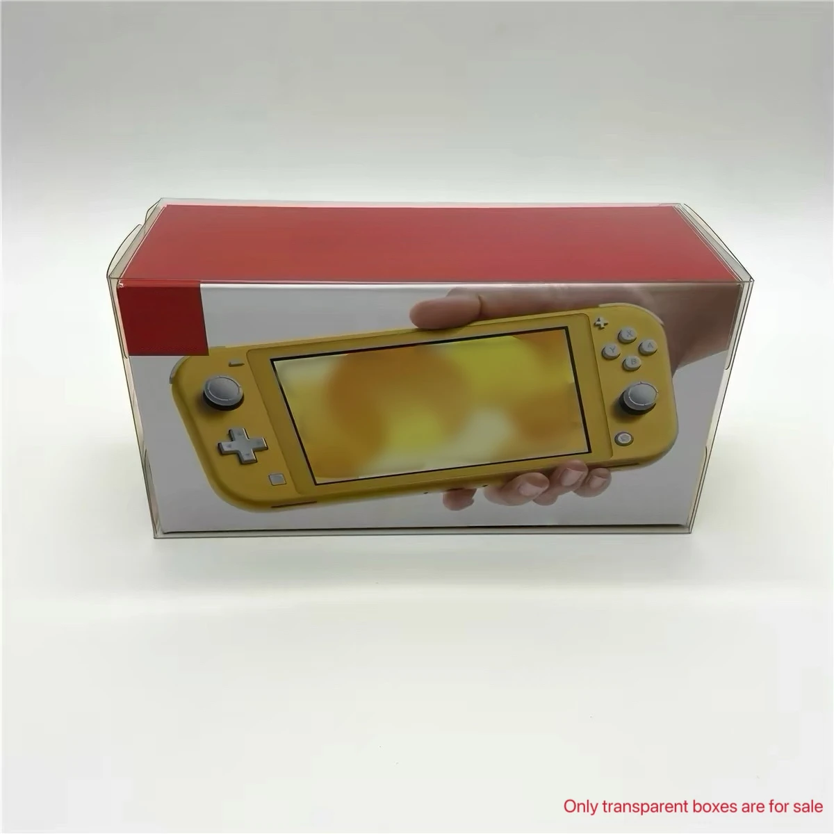 Clear PET Display Protector Box for Nintendo Switch Lite NSL, Dustproof Collector Storage Case