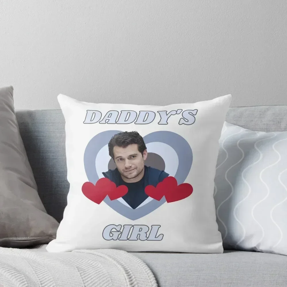 HENRY CAVILL DADDYS GIRL - HENRY CAVILL SUPREMACY Throw Pillow luxury decor Sofa Cover christmas ornaments 2025 pillow