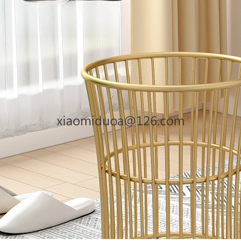 Nordic Light Luxury Dirty Clothes Storage Basket Gold Laundry DirtyNM18