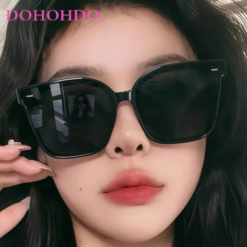 

Retro Classic Oversized Square Rivet Women Sunglasses Luxury Brand Men Sunglass For Outdoor Driving Fishing Trendy Eyewear UV400