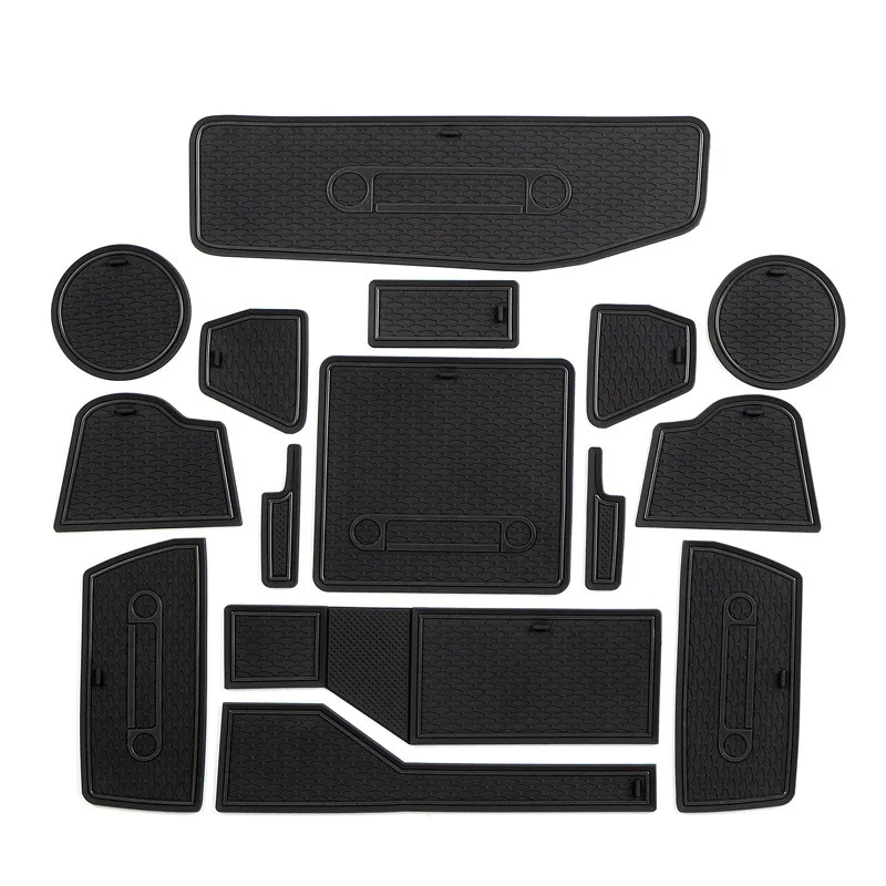 Suitable for Toyota Cool Luze FJ Door Slot Mat LAND CRUISER FJ Modified Armrest Box Mat Water Cup Mat