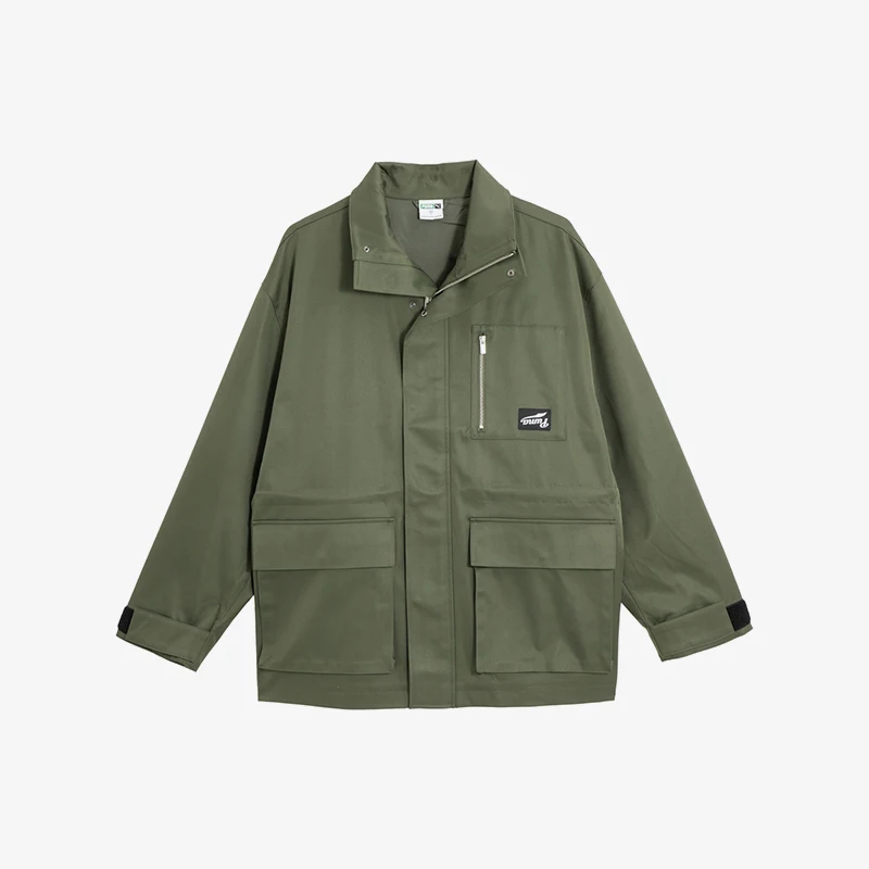 

Puma натуральная унисекс спортивная ветрозащитная тканая куртка с воротником-стойкой на молнии 621663-32