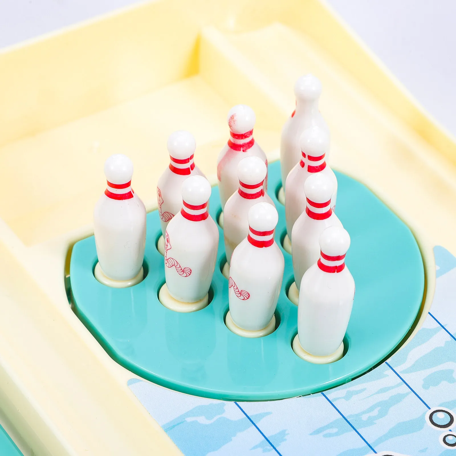 

1Set Tabletop Bowling Game for Strong Mini Bowling Set Develops Athletic Skills Perfect for Home Office Play