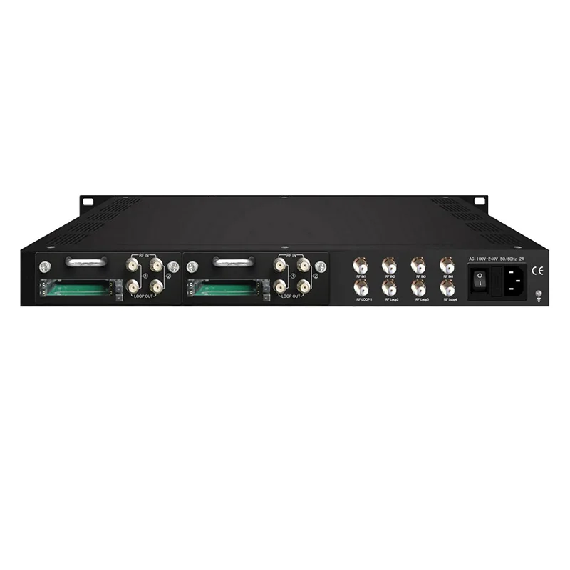 8 Channel Tuner to Modulator Tuner to IP DVB-S2 DVB-T/T2 DVB-C ISDBT Receiver rf to RF RF TO IP 4*CAM + 4*Smartcard