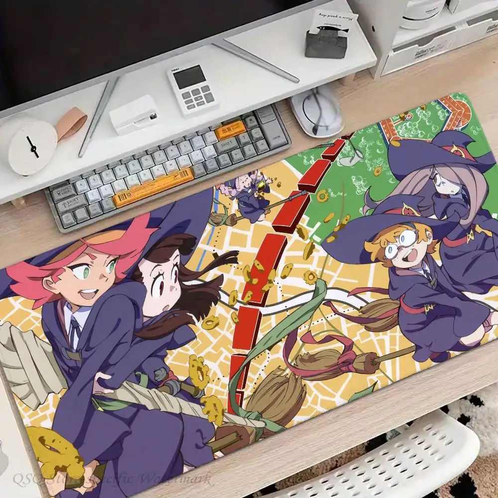 Little Witch Academia Mousepad Non-slip Suitable For Office Computers Laptops E-sports Game Desk Mats XXL Keyboard