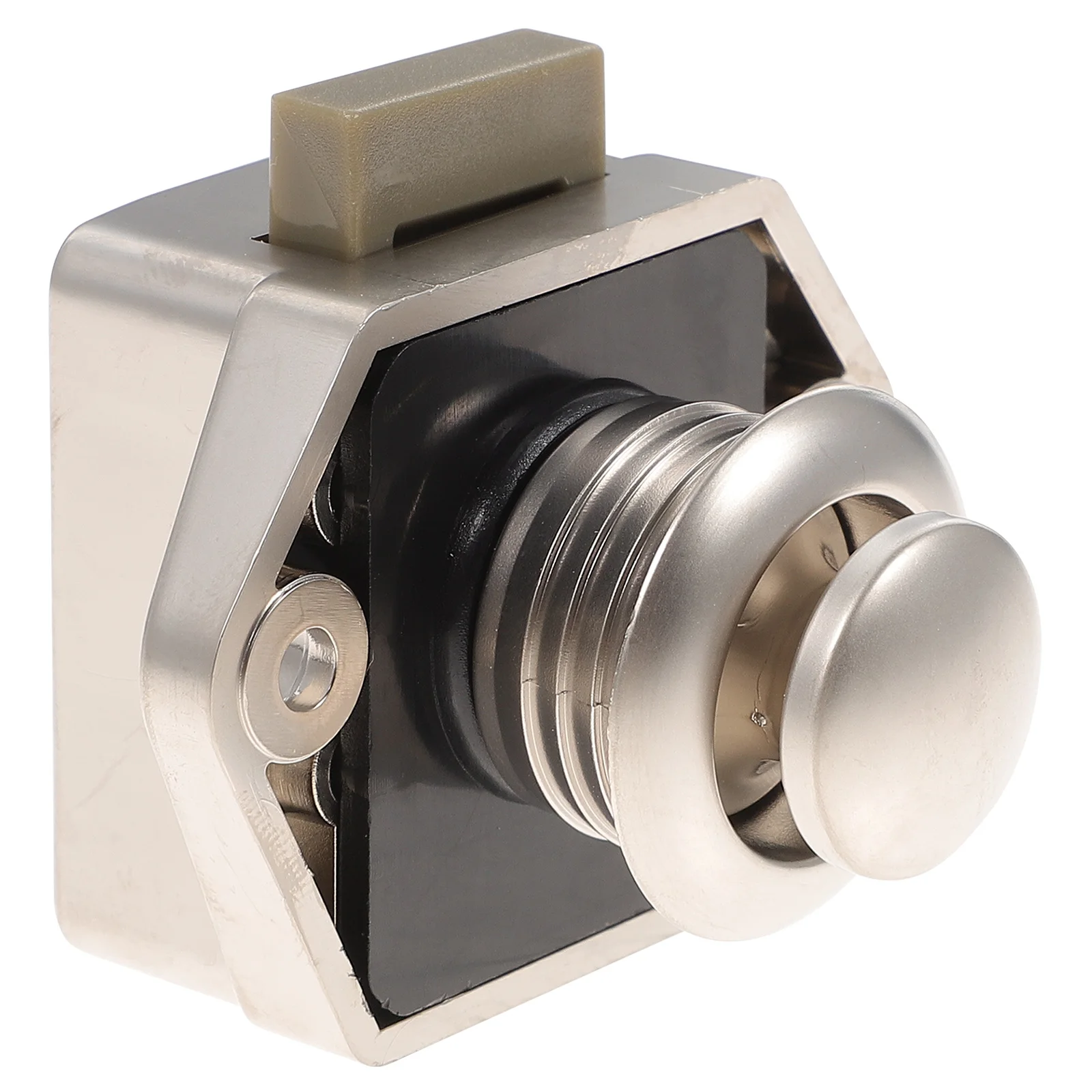 

Push Button Latch Keyless Cabinet Lock ABS Zinc Alloy RV Yacht Drawer Locker Door Handle Stainless Steel Latches Cupboard