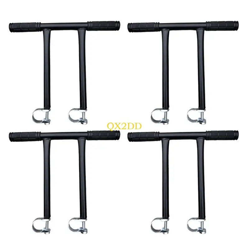 QX2D Nonslip Carriage Handle Extension Iron Plastic Combination Strollers Heightened Armrest For Outside Activity