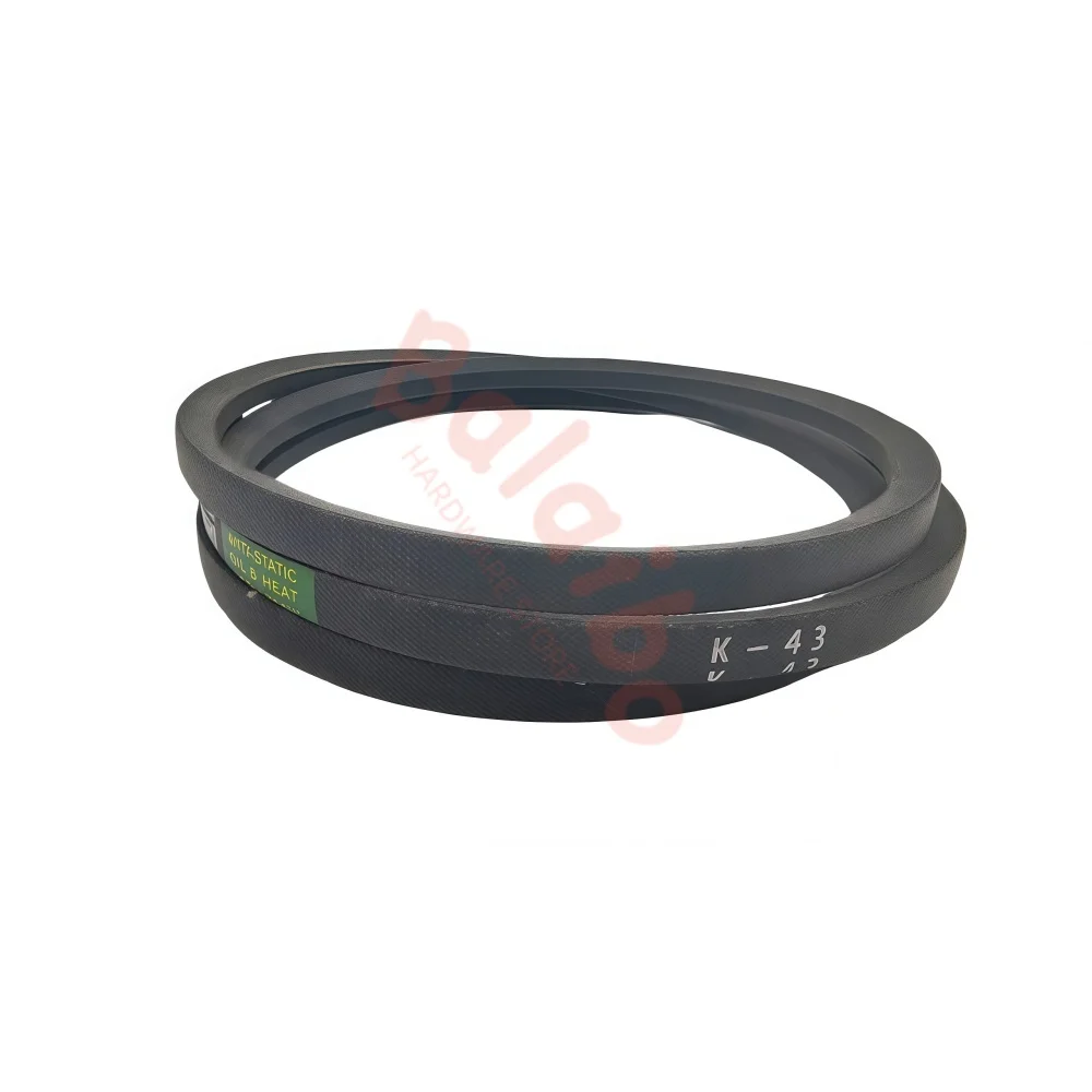 K Type V-Belt Industrial Triangle Belt K43/44/45/46/47/48/49/50/51/52/53--K65  Agricultural Machinery transmission belt