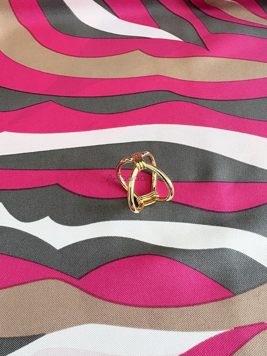 Scarf Buckle 90cm 110cm Shawls Ring Scarfs Button Brooch Elegant Style Accessories