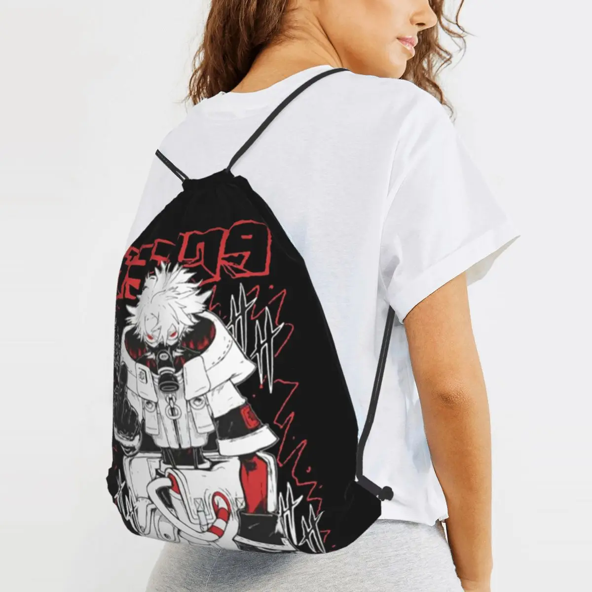 Rudo Surebrec - Gachiakuta Backpacks Multi-function Drawstring Bags Shoes Bag Book Bags for Man Woman Students