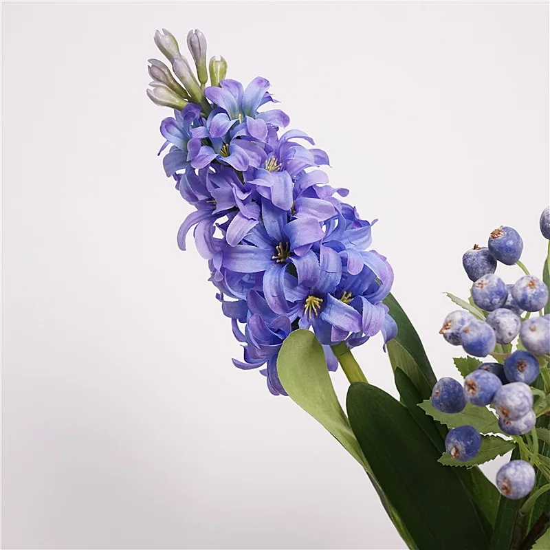 

2-pack of Simulated Delphinium Hyacinth Artificial Flowers Wedding Decoration Home Garden Decoration Outdoor Photography Props