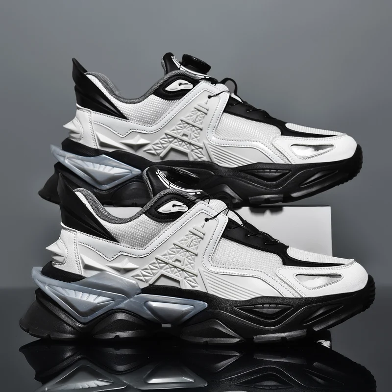 

Men's four season outdoor casual breathable speed runing shoes comfortable wear-resistant sneakers soft-sole racing sports shoes