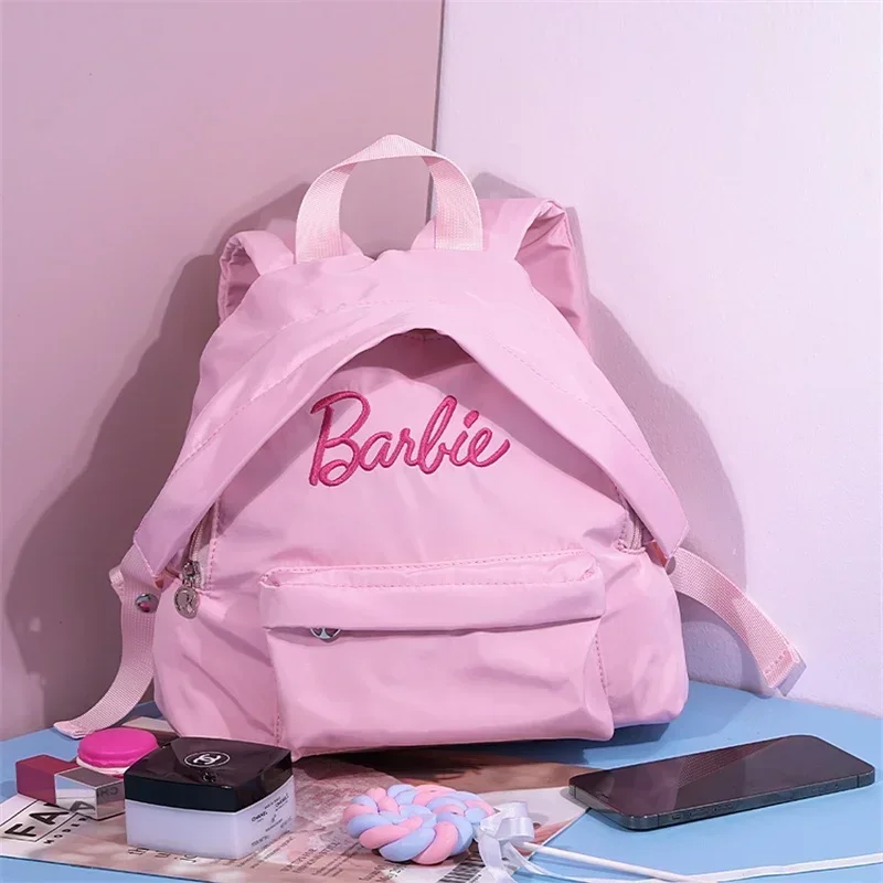 

Genuine Official Barbie Backpack Dopamine College Student Backpack New High-capacity Backpack Birthday Holiday Gift For Girls