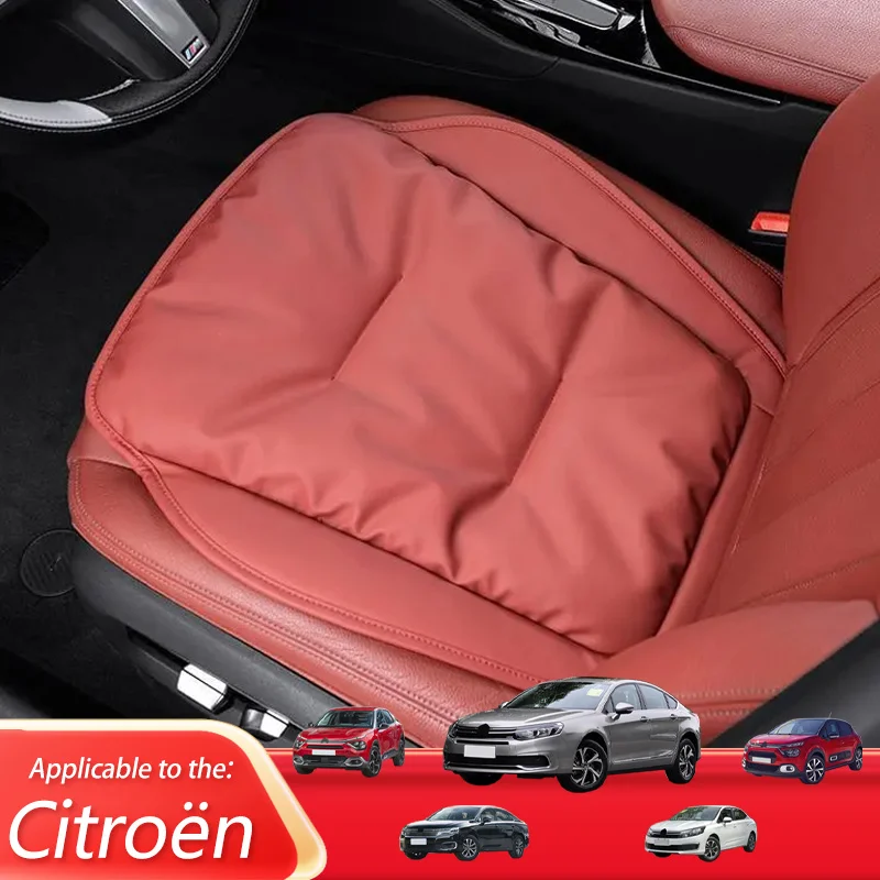 Nouvelle housse de siège de voiture en cuir PU protecteur de coussin de siège de voiture coussin bout à bout confortable fournitures intérieures de voiture pour cristaux en C5 C4 C3-RX