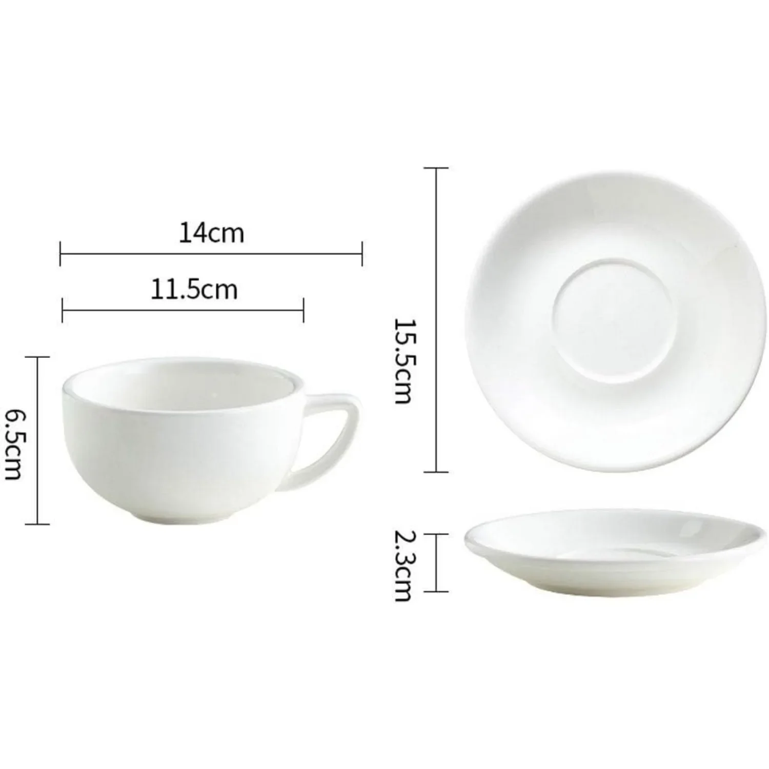 320ml Cappuccino Cups,Latte Embossed Coffee Cup Set, Fancy Competition Large Mouth American Latte Coffee Mug For Tea Coffee