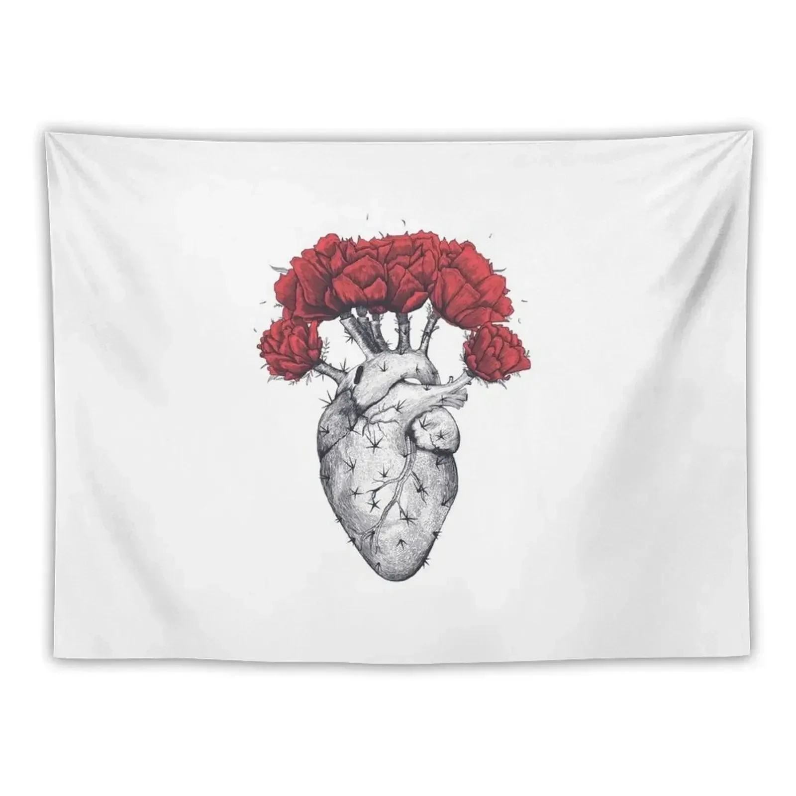 

Cactus heart Tapestry Wall Mural Bedroom Decorations Tapestry