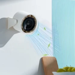 Ventilador de circulación de aire para el hogar, dispositivo de ventilación inalámbrico de 3600mAh, montado en la pared, 100 velocidades, para escritorio, dormitorio, cocina y oficina